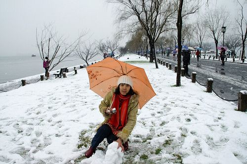 杭州下雪了