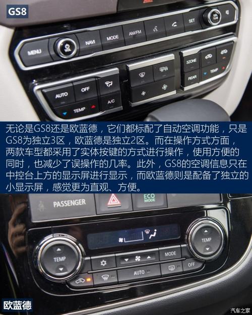 跨级别之争传祺gs8对比广汽三菱欧蓝德