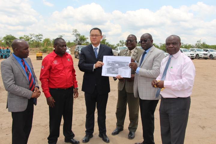 赞比亚公司曼萨ceec工业园举行开工仪式