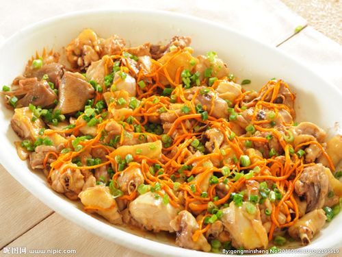 虫草花蒸鸡图片