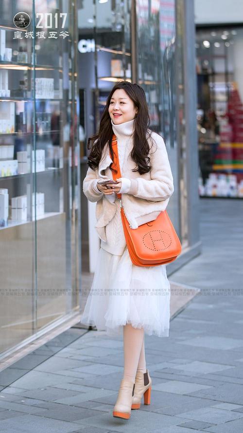 北京三里屯街拍:冬天的中国街拍 看潮拍学穿搭