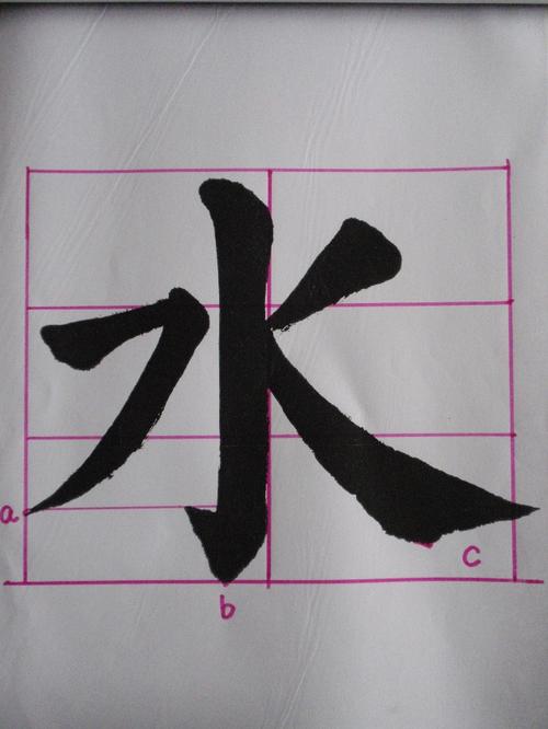 0903 第十六课,楷书四大家柳公权——及"水"字法