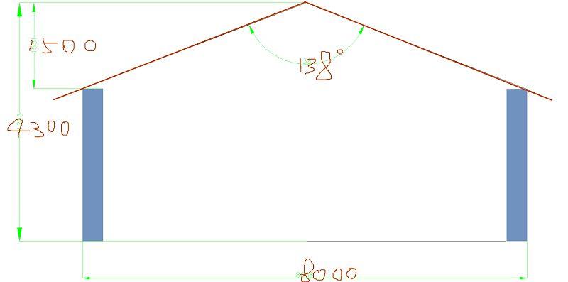 请问房屋的高度和起脊高度多少合适?而且美观实