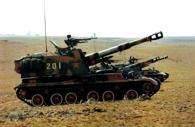 中西合璧的83式自行火炮,国产现代化大口径自行榴弹炮