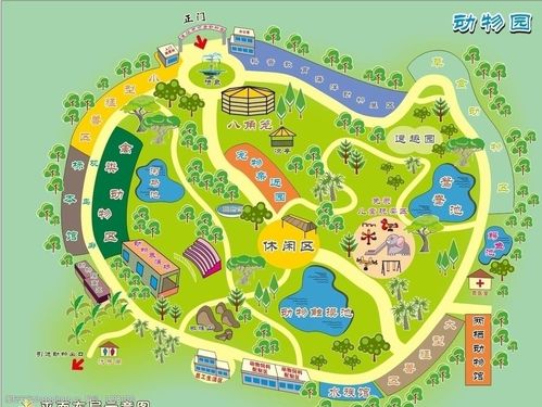 关键词:动物园分区图 动物园 公园 平面图 导览图 分区图 其他设计