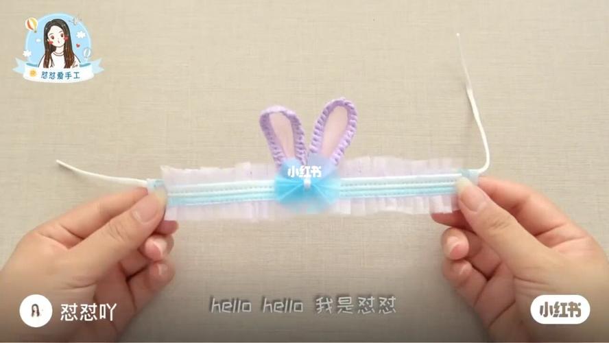 用口罩做的手环_口罩_兴趣爱好_手工