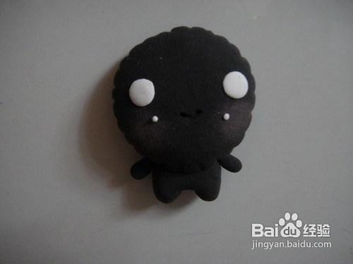 粘土制作-巧克力饼干小人-制作过程