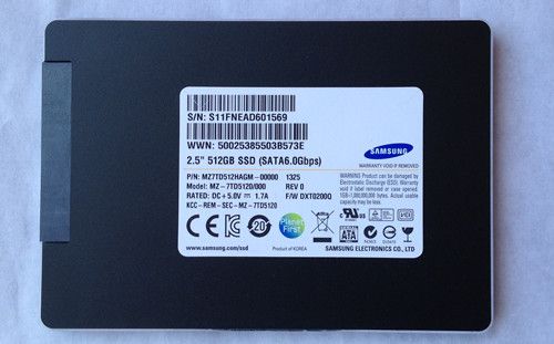 全新 三星 pm841 2.5 sata3 苹果笔记本 ssd 固态硬盘 512g 500g 1