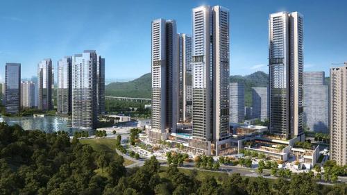 (新天鹅堡三期效果图) 买房子就相当于买入一种生活方式,融入一个