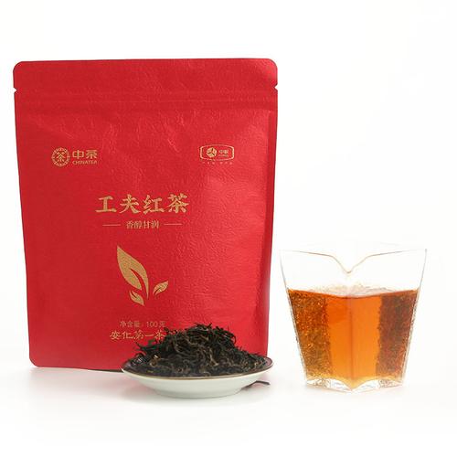 中茶工夫红茶100g湖红袋装茶叶2020新茶视频