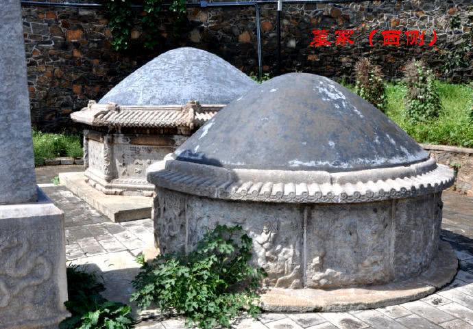 明朝太监有权有钱,坟墓修得极其奢华,坟包上都镶嵌石刻