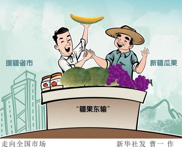 "疆果东输"援疆省市助推新疆瓜果走向全国市场