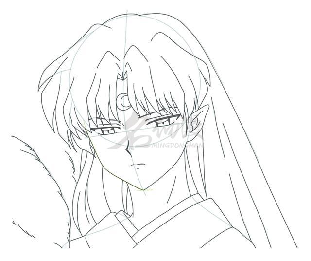 怎样画杀生丸?超简单的杀生丸画法