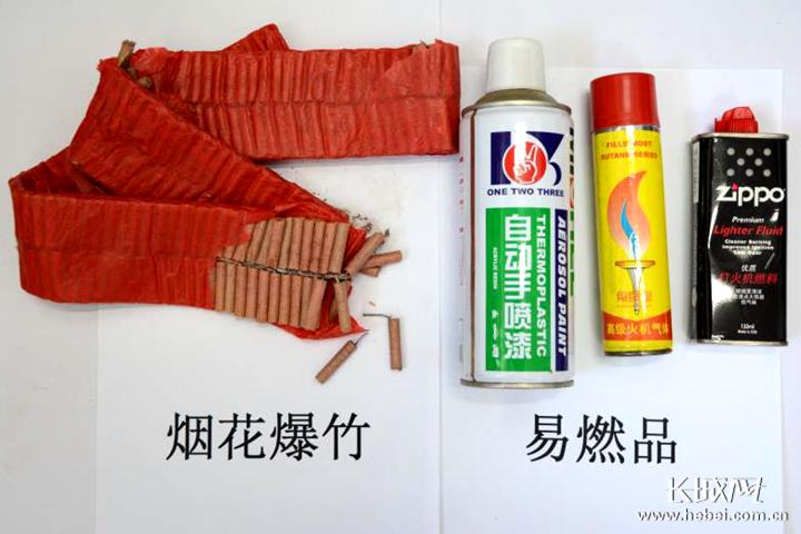 禁止携带物品示例.