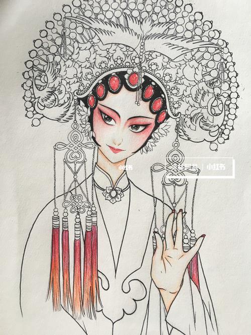 京剧花旦_京剧_绘画_文化_绘画