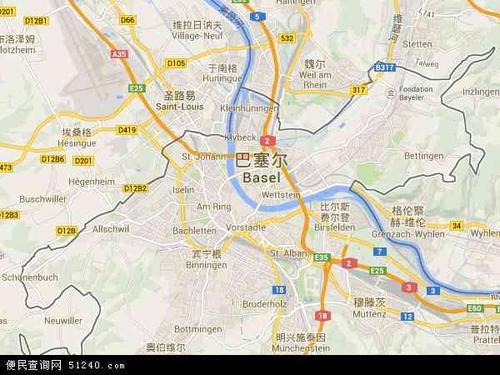 巴塞尔城市地图 - 巴塞尔城市电子地图 - 巴塞尔城市高清地图 - 2021