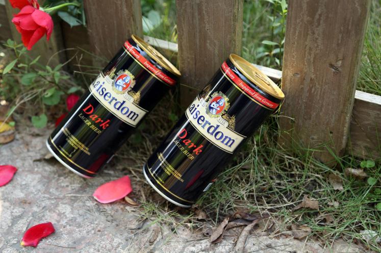 德国进口啤酒德国凯撒kaisering 黑啤酒1l12听热销**保障