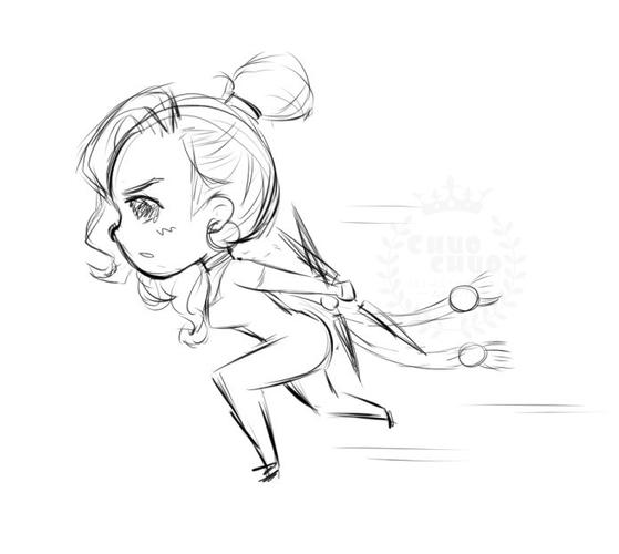 原创王者荣耀q版阿轲教程来啦