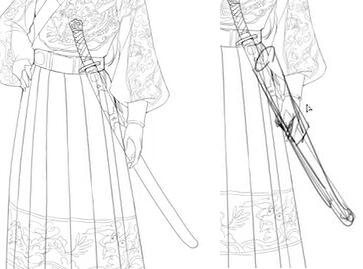 【绘画教程】古风男性服饰画法讲解,造一个意气风发的