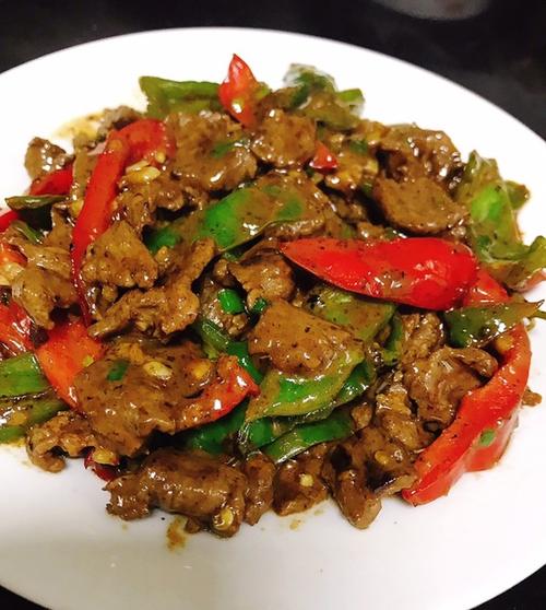 家常菜 青椒炒牛肉 自然卷119做的青椒炒牛肉