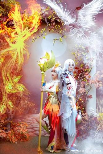 王者荣耀cosplay:凤求凰vs凤凰于飞,一个帅气一个美