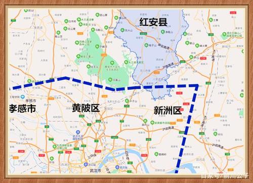 好消息,武汉六环将经过孝感鄂州和黄冈!东北段走红安