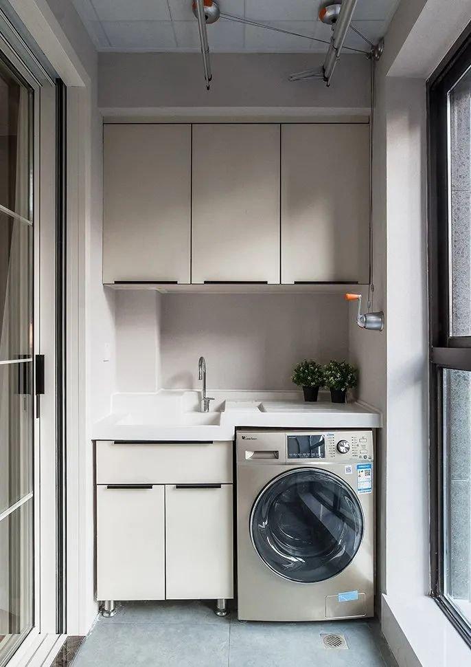 阳台柜这么设计提升美感用起来也超顺手