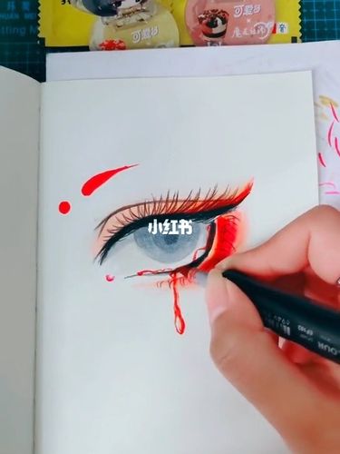 教你画流泪的眼睛_绘画_人文_绘画