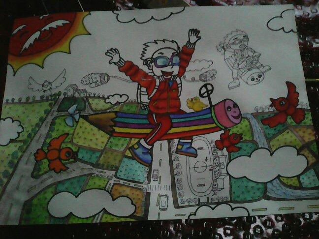 科幻《画会飞的铅笔》创意说明