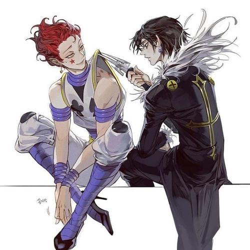 全职猎人里的西索和伊尔迷,高清精美壁纸