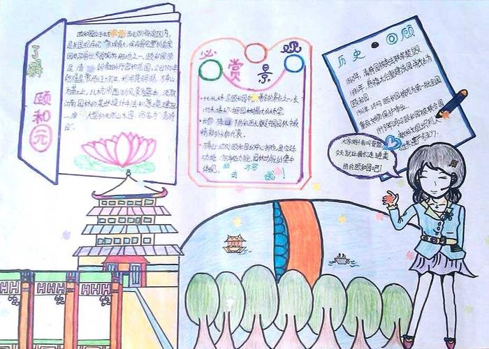 颐和园手抄报图片大全