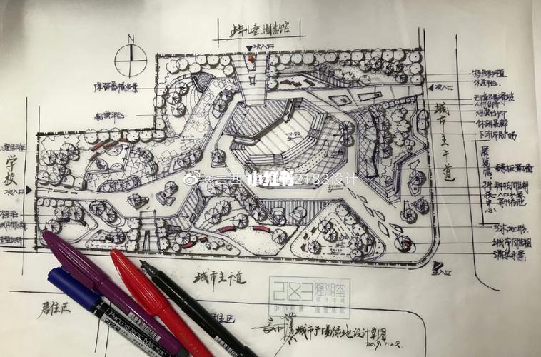 场地定位是一个城市广场