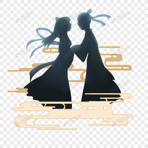 免抠元素 手绘/卡通元素 牛郎织女 牛郎织女.
