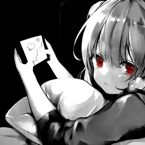 动漫头像:女孩子黑暗系头像,我最需要你的时候,你却不