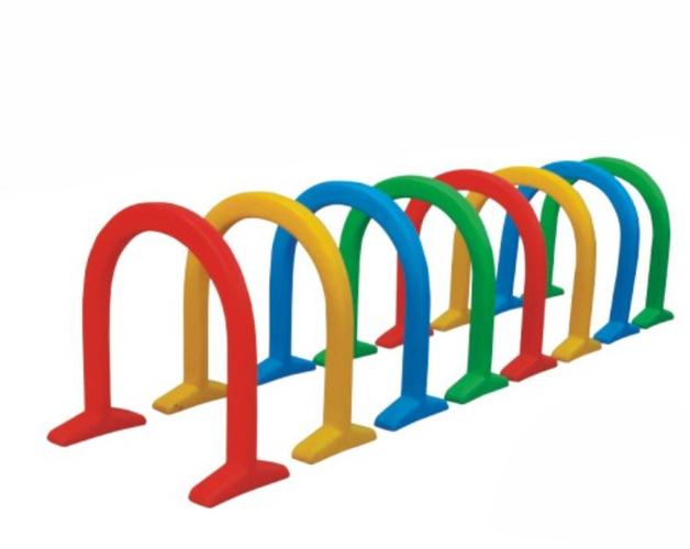 新款幼儿园游戏拱门钻洞 双面立体塑料钻圈 儿童室内外玩具