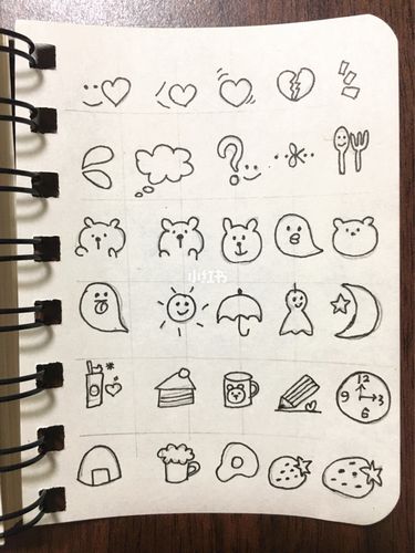初学者都能学会的简笔画//手帐素材