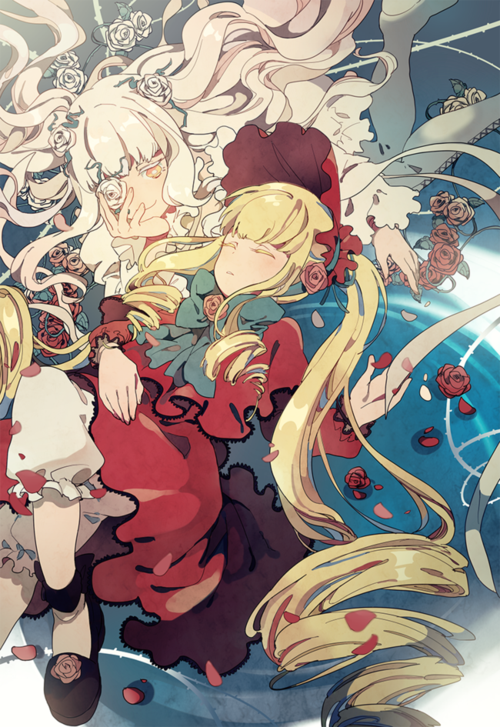 蔷薇少女 真红 同人图 插画 壁纸   蔷薇