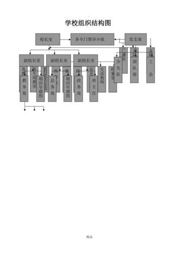 学校组织结构图