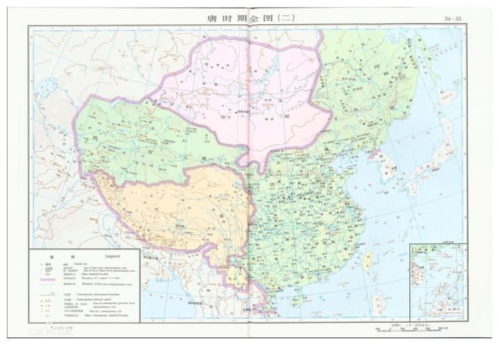 【历史】谁能发一份唐朝各时期的地图?初,中唐