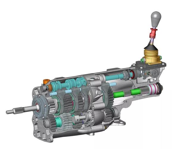 图为科特汉姆620r的6速序列式变速箱,只需通过推和拉的简单动作就能