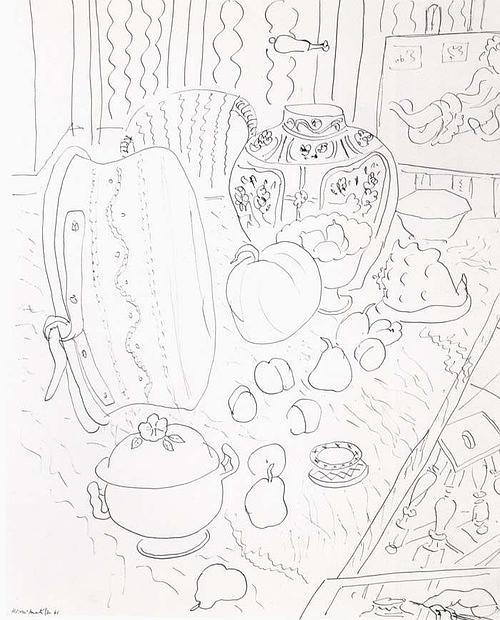 马蒂斯速写 (静物) 2