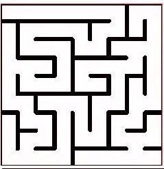 简单迷宫剪纸