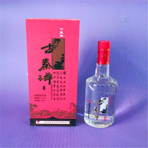 古秦洋 陕西酒水15年陈酿46度浓香型高度白酒纯粮食酒礼盒装500ml