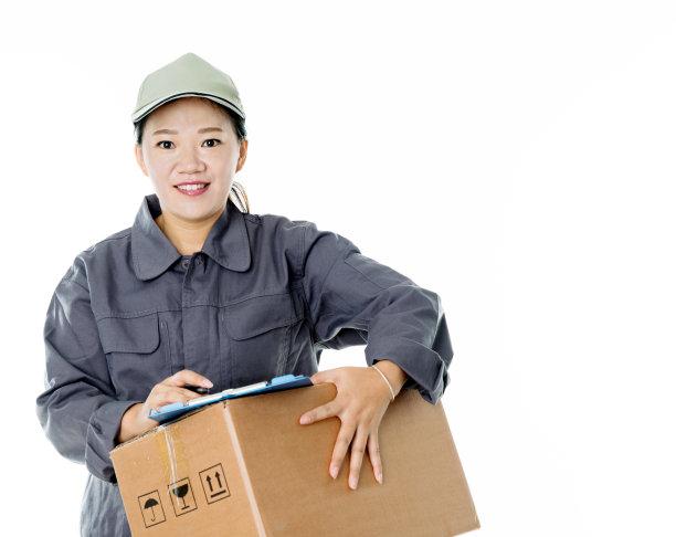 快递员照片
