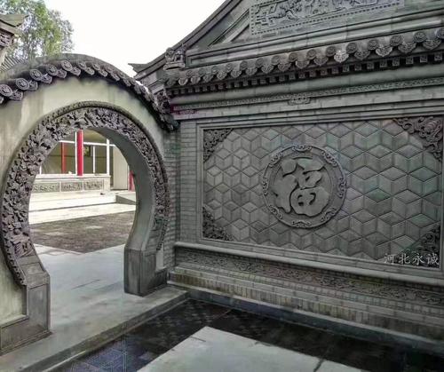 仿古砖雕背景墙古建砖雕影壁墙 砖雕浮雕 河北邯郸永年砖雕厂家