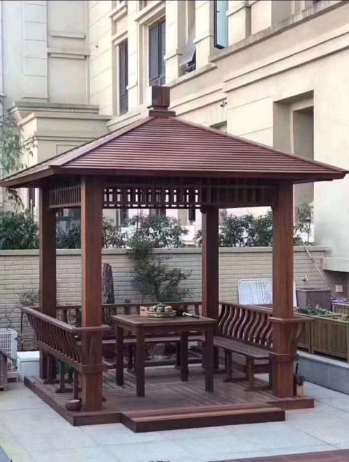 辽宁大连户外凉亭进户门铝合金凉亭别墅大门