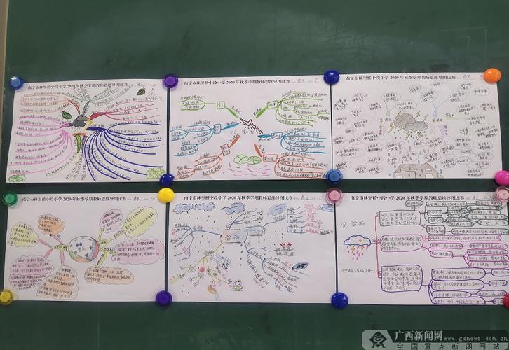 南宁市林里桥中段小学开展思维导图绘制比赛活动 (1/8)