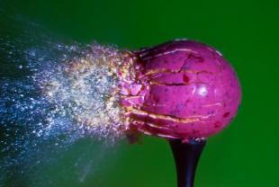 【图】气枪子弹穿过物体瞬间 超帅啊