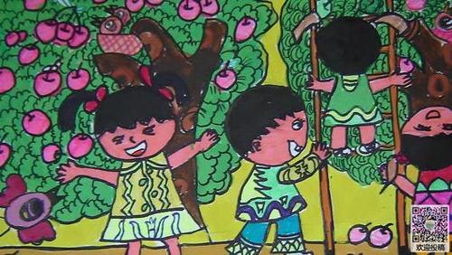 愉快的一天简笔画素材