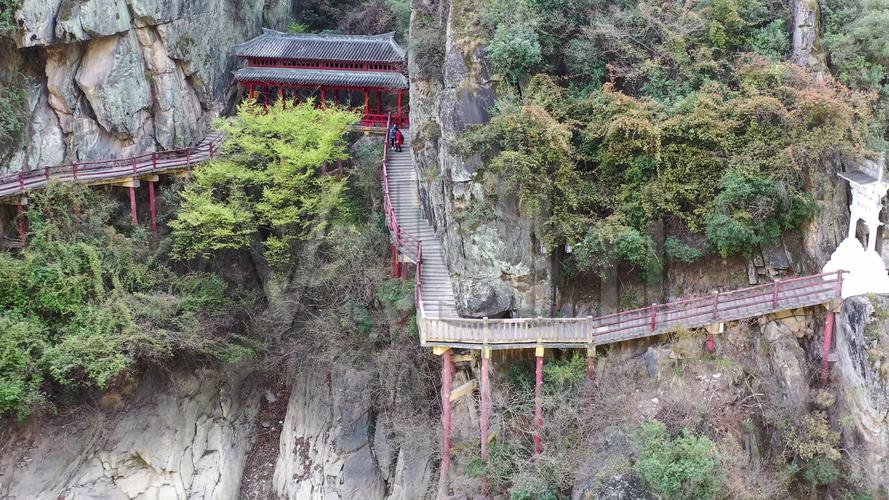 陕西汉中勉县石门栈道_3840x2160_高清视频素材下载(编号:5624987)